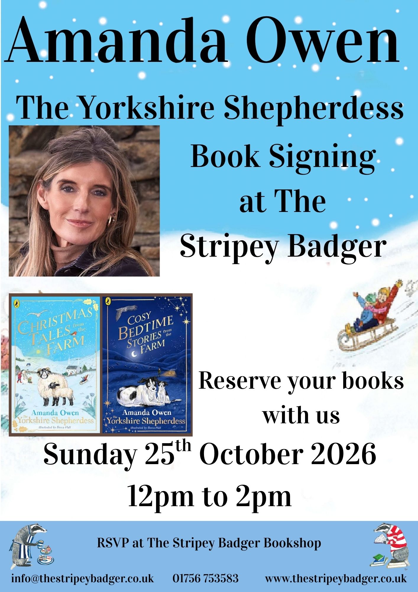 Amanda Owen Book Signing The Yorkshire Shepherdess