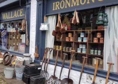 Grassington Hardware shop dressed as Wallace Ironmongers in the first series
