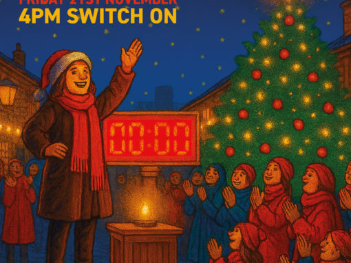 Grassington Christmas Lights Switch on