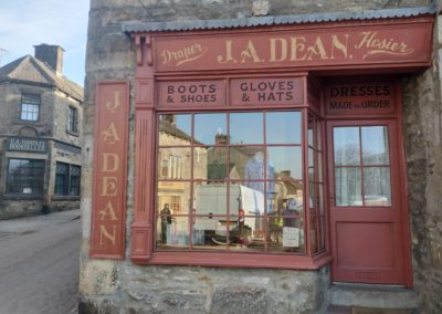 C A Handley Booksellers (Helen Midgley Clothes shop) and J.A Dean, Draper and Hosier (Love Brownies)